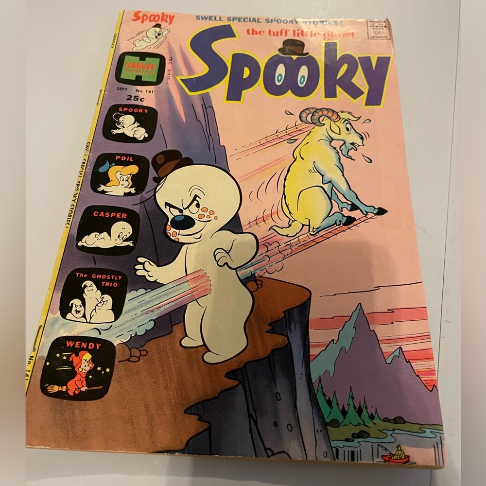 Vintage 1974 Harvey comics .. Tough little ghost Spooky comic book